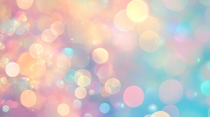 Obraz premium Colorful Bokeh Lights on pink and blue Background. Party, Holiday, Festival.