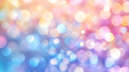 Obraz premium Colorful Bokeh Lights on pink and blue Background. Party, Holiday, Festival.