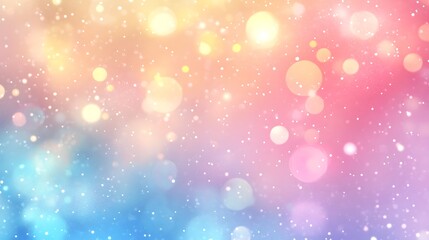 Colorful Bokeh Lights on pink and blue Background. Party, Holiday, Festival.