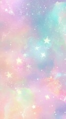 Fototapeta premium Dreamy pastel cloud abstract background