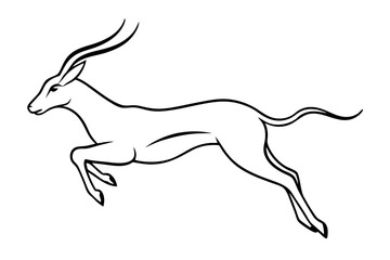 A Kudu Moving Elegantly Through the Grasslands with Its Head Held Proudly
