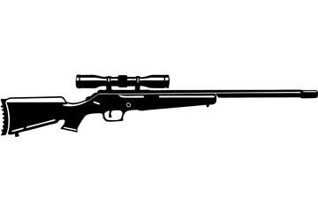 shotgun rifle icon vector illustration