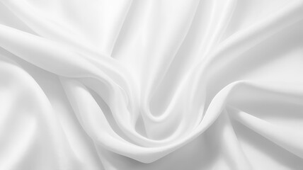 White fabric texture background, white satin fabric texture background