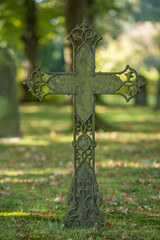 Friedhof, Grabstein, Statue	