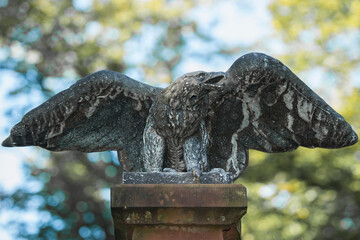 Friedhof, Grabstein, Statue	
