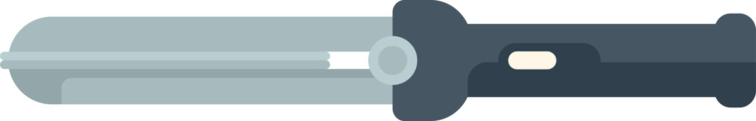 Obraz premium Modern hair straightener is creating elegant hairstyles for beauty and fashion purposes