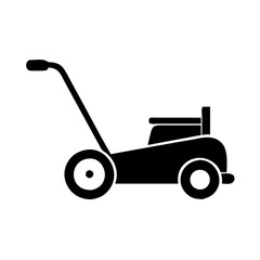 Lawnmower icon vector illustration