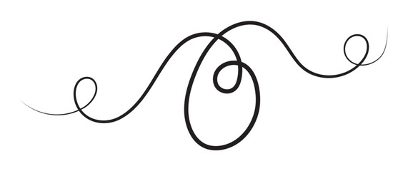 Line ornament card calligraphy certificate flat design vector