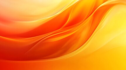 A vibrant abstract background featuring a blend of golden yellow, orange, and red hues that flow and merge seamlessly