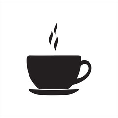 Hand drawn cup illustration black and white vector