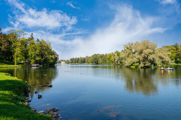 Fototapeta premium Palace Park of the Gatchina Museum-Reserve, Russia