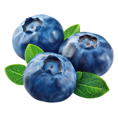 Obraz premium 新鲜饱满蓝莓果肉蓝紫水果特写素材