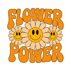 Flower power is the idea of using the power of flowers to bring happiness and positivity to the world