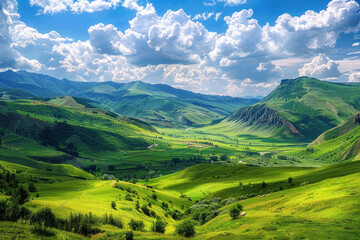 Obraz premium A breathtaking view of a little-visited mountain landscape, ideal for explorers seeking off-the-beaten-path destinations