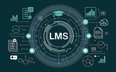 Learning Management System (LMS) for lesson and online education with easy course access for study and e learning knowledge everywhere and every time
