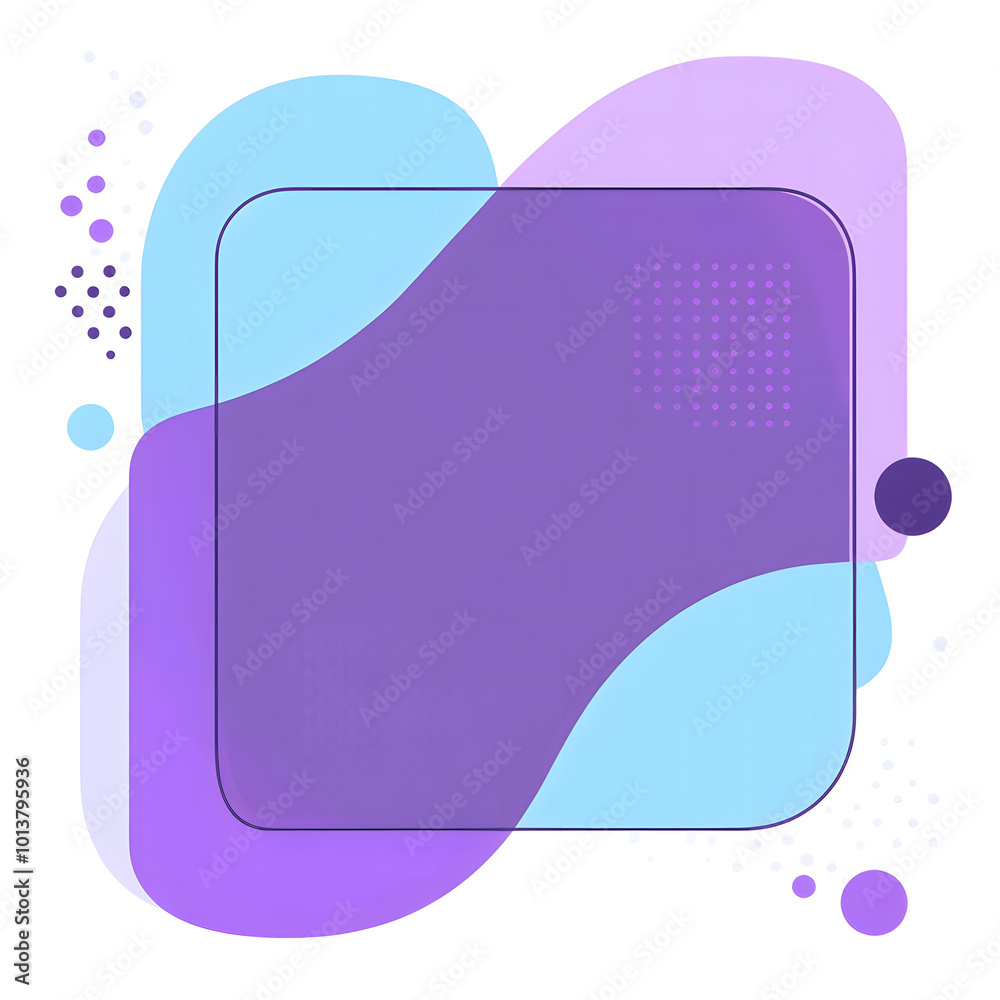 Fototapete vector flat style, simple clean lines illustration design of two long rectangular buttons in blue an
