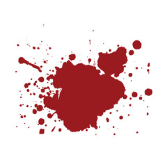 red ink splatter background illustration vector design