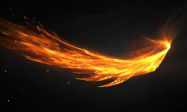 Abstract Flame Wing Design