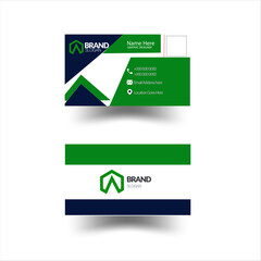 Corporate business card layout