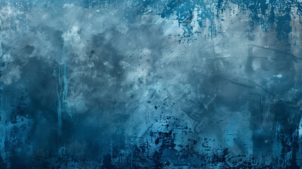 A grunge blue background featuring textured patterns and imperfections, creating a bold and artistic backdrop with a moody vibe.

