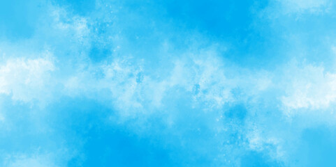 Abstract white and blue color frozen ice surface design background. oft sky blue watercolor sky and clouds, Light blue background with watercolor. gradient light white sky background with clouds.