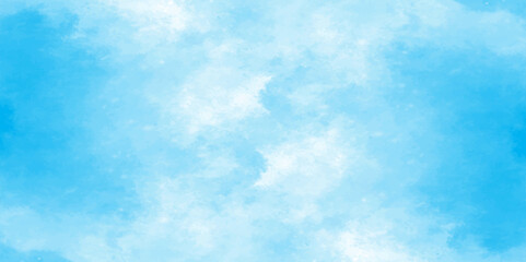 Abstract white and blue color frozen ice surface design background. oft sky blue watercolor sky and clouds, Light blue background with watercolor. gradient light white sky background with clouds.