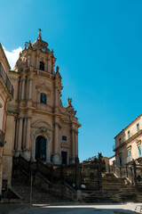 The famous collegiate church of San Giorgio (also known as the Cathedral of San Giorgio) is the main place of Catholic worship in Ragusa Ibla, one of the most important monuments of the city of Ragusa