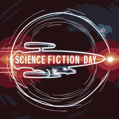 Celebrating Science Fiction Day A Futuristic Spaceship Design