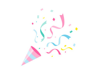 パーティ　クラッカー／Party cracker　リボン　紙吹雪