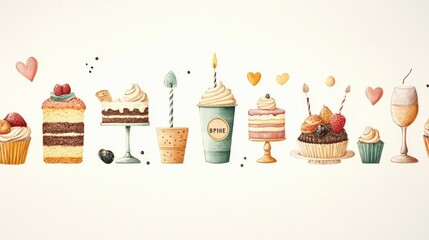 A vintage-inspired birthday card with retro graphics and nostalgic elements, presented against a clean white background, appealing to classic tastes.