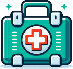 Obraz premium first aid kid box