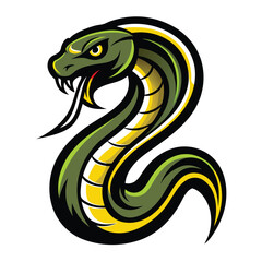 Fototapeta premium illustration of a snake