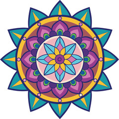 Ornamental luxury mandala pattern  design