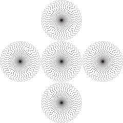 Unique Illusion Design Vector File