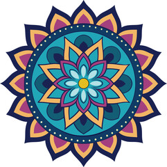 Ornamental luxury mandala pattern 3 in 1 design