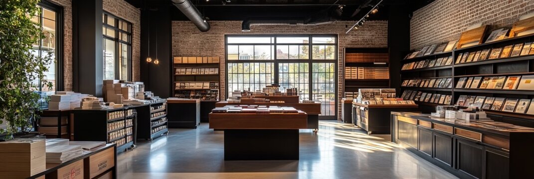 print shop interior for commercial and large-scale prints
