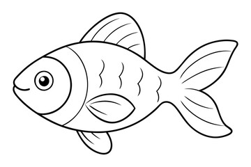 Dive into Creativity with Goldfish Coloring Book Featuring Vivid Vector Illustrations and Colorful Examples

