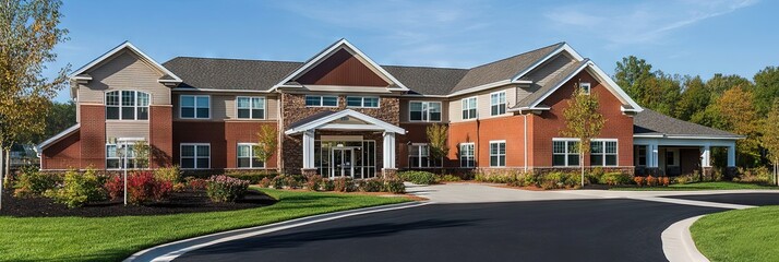 assisted living complex exterior