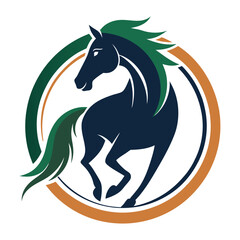 horse head logo icon