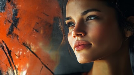 a face with a piercing gaze 16