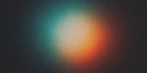 Colorful Gradient Background with Grainy Noise Texture. Modern and Futuristic Design with Smooth Fluid Shapes, Ideal for Posters with a Unique Visual Appeal.