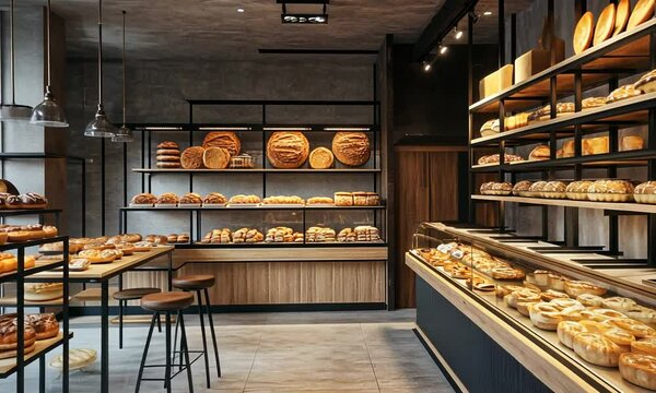 Modern Bakery Interior Design