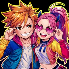 Anime Character Stickers 