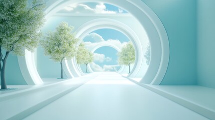 A futuristic medical facility with sleek technology and bio inspired design, creating a comfortable and healing environment for patients.