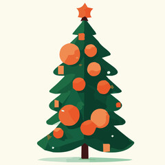 illustration Vector of chistmas tree	