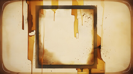 old frame on the wall