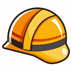 Safety helmet illustration design