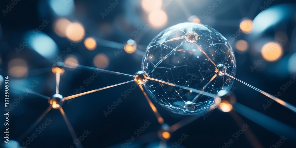 Aufkleber Visualizing Ionic Bonds: Create an image of sodium and chlorine atoms forming an ionic bond, illustrating the transfer of electrons and the resulting charged particles.