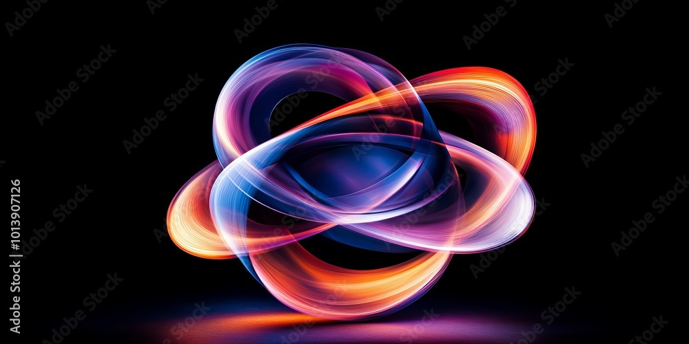Aufkleber hybrid orbital representation: depict a visual of hybrid orbitals involved in molecular bonding, sho
