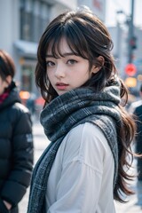 Fototapeta premium Beautiful girl, female model